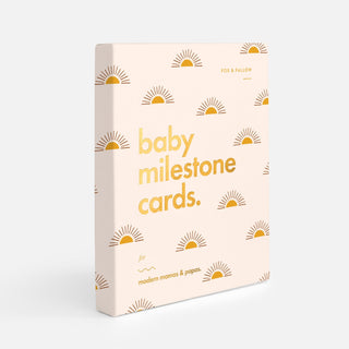 Baby Milestone Cards - Milestone- Fox & Fallow