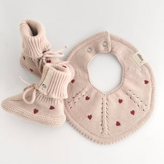 Baby Bib | Blush Heart