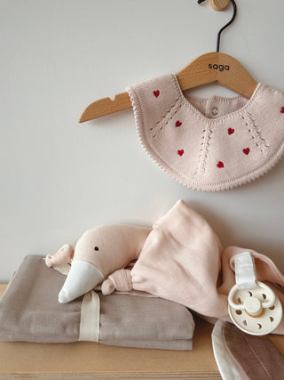 Baby Bib | Blush Heart