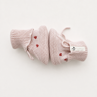 Baby Booties | Blush Heart