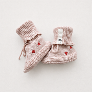 Baby Booties | Blush Heart