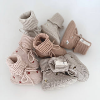 Baby Booties | Blush Heart