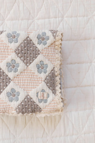 Prairie Quilt | Blush + Chambray