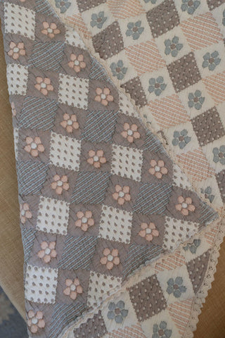 Prairie Quilt | Blush + Chambray