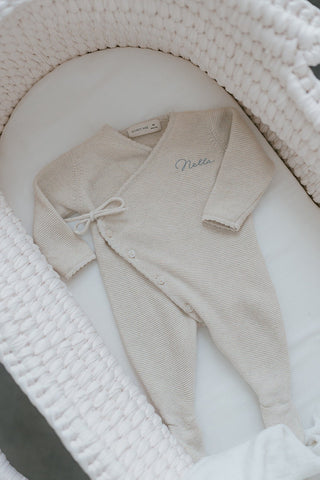 Mystery Heirloom Footie - Sweater - Honey Moon Baby Co