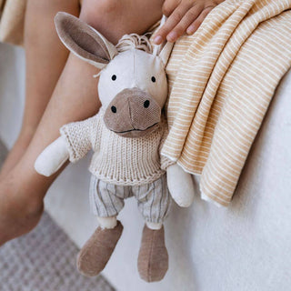 Cedric Donkey - Plush Toy - and the little dog laughed