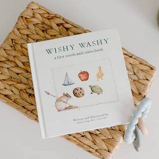 Wishy Washy: A Board Book of First Words and Colors - Books- Paige Tate & Co.