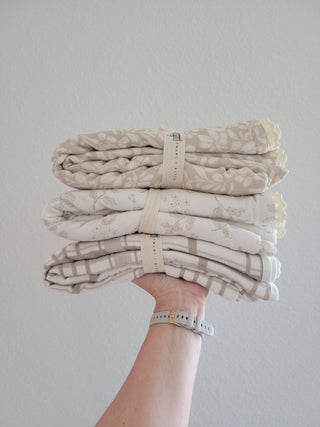 Serenity Floral 6 Layer Gauze Blanket - Blanket - Ellie and Layne