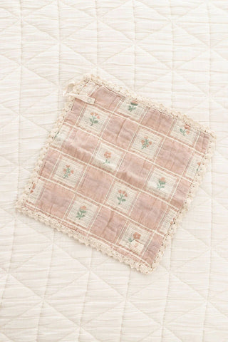 Fleur Lovie - Pacifier Holder - New Grain