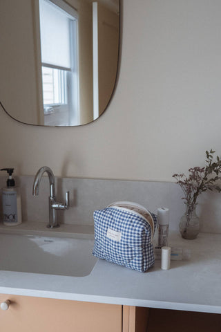 Organic Cotton Quilted Pouch - Diaper Bags - Dans le Sac