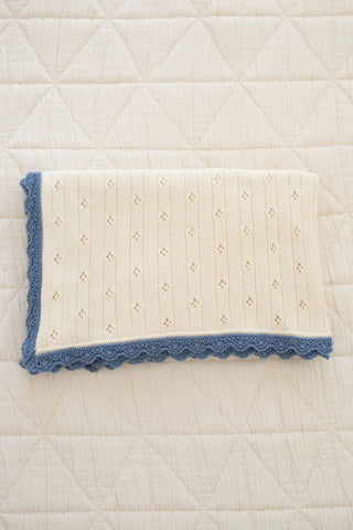 Pointelle Knit Blanket - Blanket - New Grain