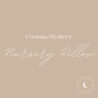 Custom Mystery Pillow | Straight Edge - Pillow - Honey Moon Baby Co
