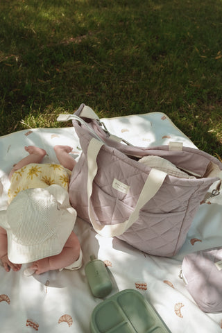Quilted Diaper Bag - Diaper Bags - Dans le Sac
