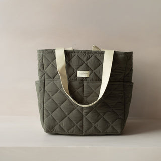 Quilted Backpack | Forest (Preorder for 5/25) - Diaper Bags - Dans le Sac