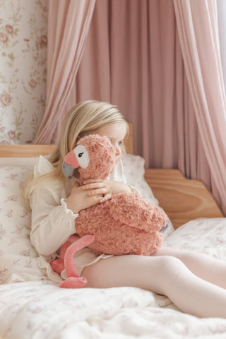 Francesca: The Weighted Flamingo - Plush Toy - Mindful and Co Kids USA