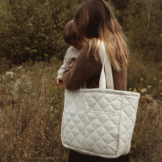 Quilted Diaper Bag - Diaper Bags - Dans le Sac