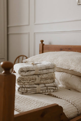 Serenity Floral 6 Layer Gauze Blanket - Blanket - Ellie and Layne