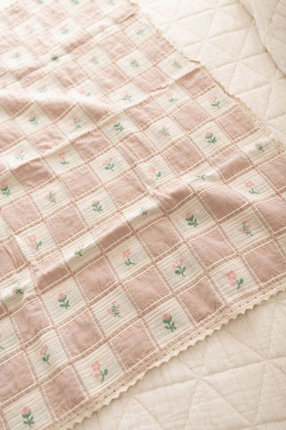 Patchwork Fleur Blanket - Blanket - New Grain