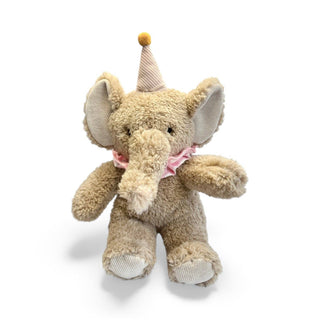 Priscilla Elephant - Plush Toy - and the little dog laughed
