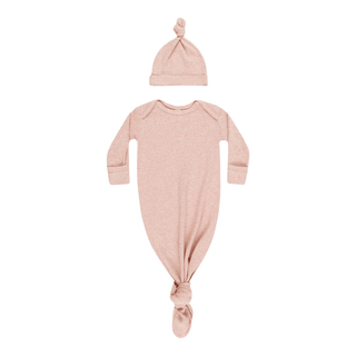 Knotted Baby Gown Set - Infant gown - Quincy Mae