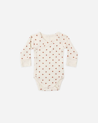 Red Heart Snap Bodysuit - Bodysuit - Quincy Mae