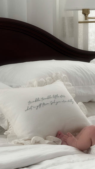 The Nursery Pillow - Pillow - Honey Moon Baby Co