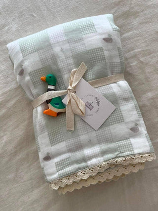 Little Mallard Duck Quilt - Blanket - Ellie and Layne