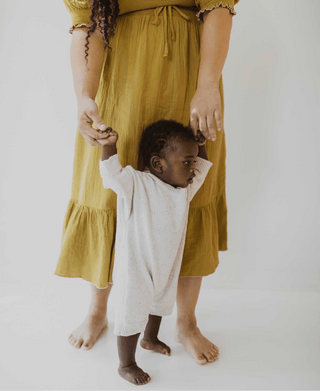 Sprinkle Knit Playsuit - Romper- Oat Children