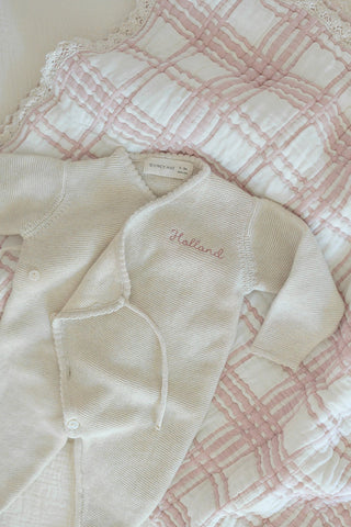 The Heirloom Wrap Footie - Infant- Honey Moon Baby Co