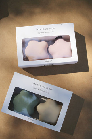 Silicone Star Pacifier Case - Pacifier Holder - Marlowe & Co