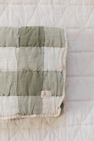 Basil Heritage Plaid Quilt - Blanket- New Grain