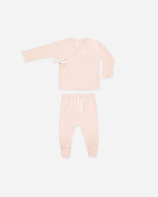 Wrap Top + Pants Set - Sets- Quincy Mae