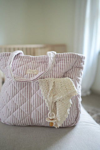 Quilted Diaper Bag - Diaper Bags- Dans le Sac
