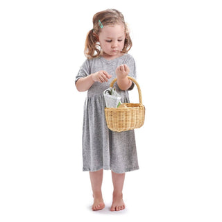 Wicker Shopping Basket - Toys - Tender Leaf Toys