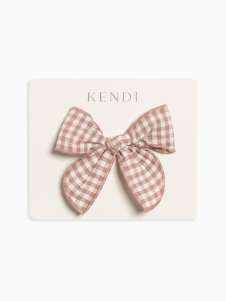 Poplin Bow Clip - Accessories - Kendi
