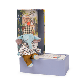 Pablo the Elephant - Plush Toy- Moulin Roty