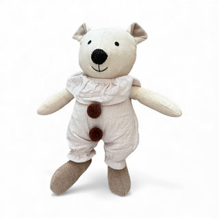 Marguerite Bear - Plush Toy - and the little dog laughed