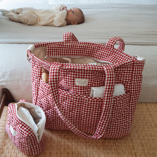 Quilted Diaper Bag - Diaper Bags - Dans le Sac