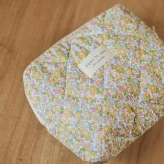 Organic Cotton Quilted Pouch - Diaper Bags - Dans le Sac