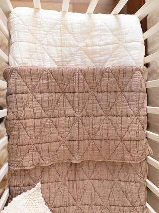 Quilted Crib Blanket - Blanket- New Grain