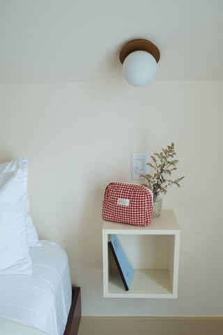 Organic Cotton Quilted Pouch - Diaper Bags - Dans le Sac