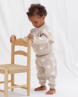 Heart Knit Sweater - Sweater - Quincy Mae