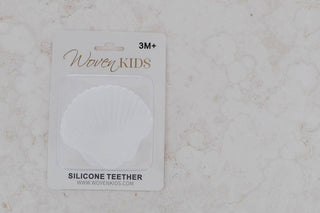 Silicone Seashell Teether - Teether- Woven Kids