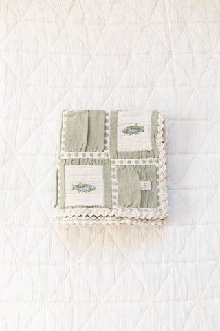 Fish Quilt - Blanket- New Grain