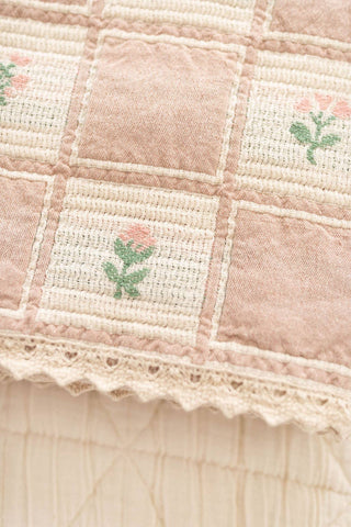 Patchwork Fleur Blanket - Blanket - New Grain