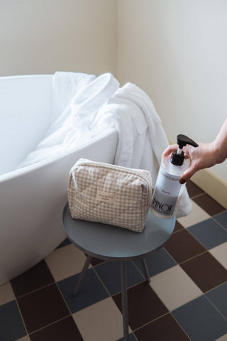 Organic Cotton Quilted Pouch - Diaper Bags - Dans le Sac