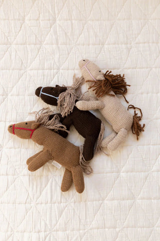 Knit Pony - Plush Toy - New Grain
