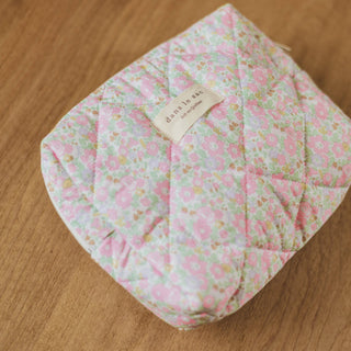 Organic Cotton Quilted Pouch - Diaper Bags - Dans le Sac