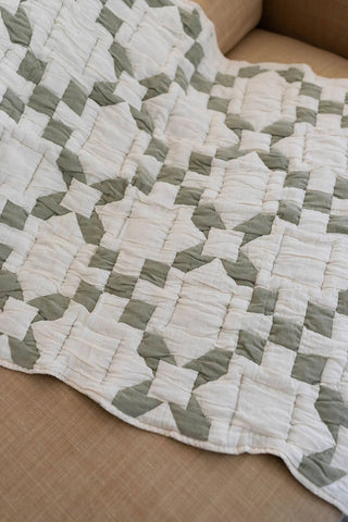 Basil Cottage Quilt - Blanket- New Grain