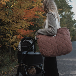 Quilted Diaper Bag - Diaper Bags - Dans le Sac